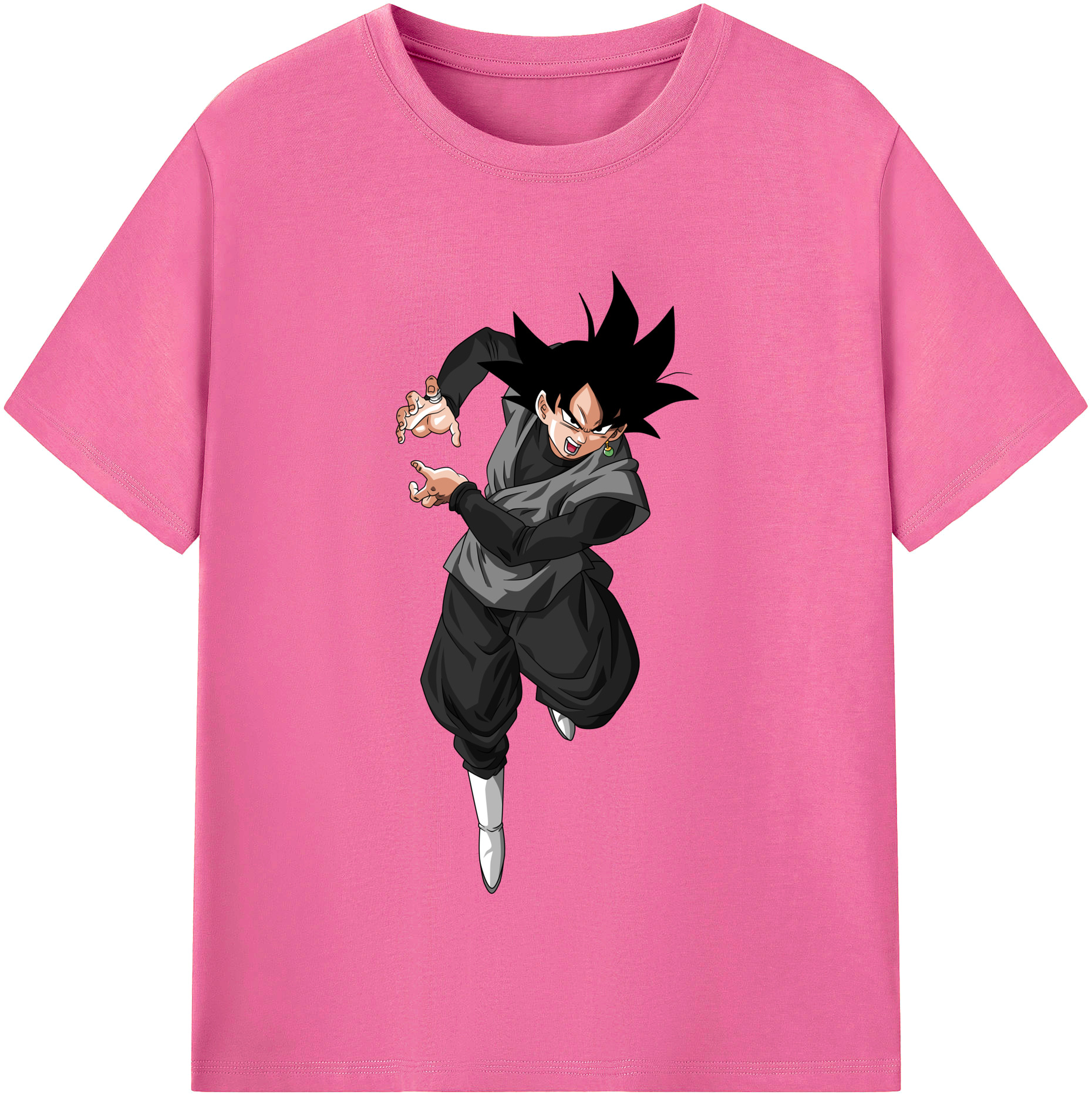 （画像用） ドラゴンボール ベジータ四世（Bejīta Yonsei）DRAGON BALL Vegeta IV レディースカジュアルプリントTシャツ（綿100％）